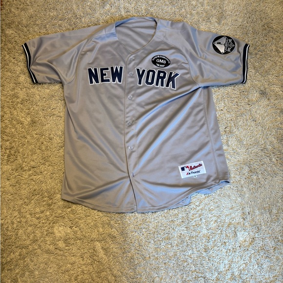 New York Yankees A-Rod Gray Baseball Jersey size 56 - Picture 1 of 6